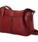 Dámská kožená crossbody kabelka vínová - Katana Denali