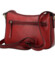 Dámská kožená crossbody kabelka vínová - Katana Denali