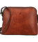 Dámská kožená crossbody/taška hnědá - Katana Akíra