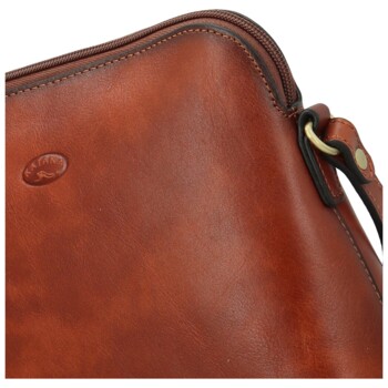 Dámská kožená crossbody/taška hnědá - Katana Akíra