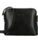 Dámská kožená crossbody/taška černá - Katana Akíra