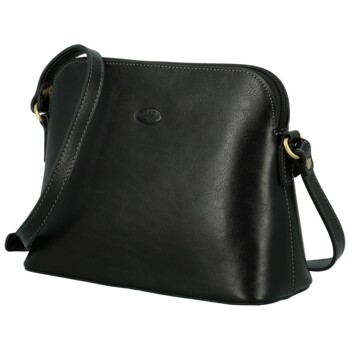 Dámská kožená crossbody/taška černá - Katana Akíra