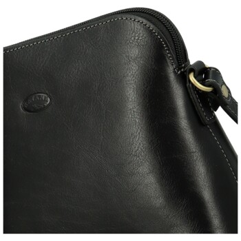 Dámská kožená crossbody/taška černá - Katana Akíra