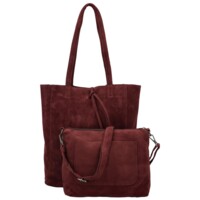 Dámský set kabelek vínový - Paolo bags Viorel