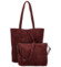 Dámský set kabelek vínový - Paolo bags Viorel