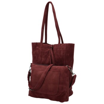Dámský set kabelek vínový - Paolo bags Viorel