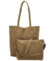 Dámský set kabelek khaki - Paolo bags Viorel