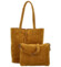 Dámský set kabelek žlutý - Paolo bags Viorel