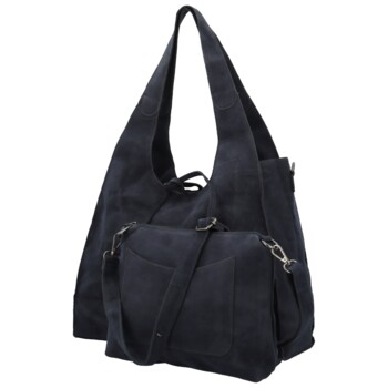 Dámský set kabelek tmavě modrý - Paolo bags Sherika
