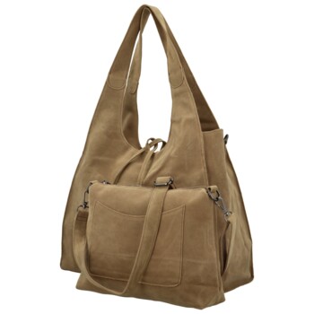 Dámský set kabelek camel - Paolo bags Sherika