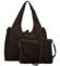 Dámský set kabelek coffee - Paolo bags Sherika