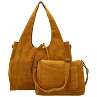 Dámský set kabelek žlutý - Paolo bags Sherika 