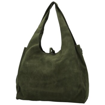 Dámský set kabelek tmavě zelený - Paolo bags Sherika