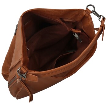 Dámská kabelka na rameno hnědá - Paolo bags Leyra