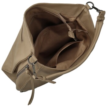 Dámská kabelka na rameno béžová - Paolo bags Leyra
