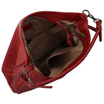 Dámská kabelka na rameno červená - Paolo bags Leyra