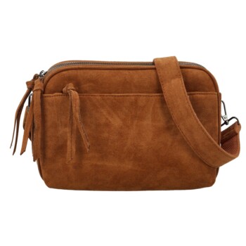 Dámská crossbody kabelka koňaková - Paolo bags Josefin