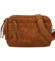 Dámská crossbody kabelka koňaková - Paolo bags Josefin