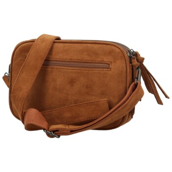 Dámská crossbody kabelka koňaková - Paolo bags Josefin