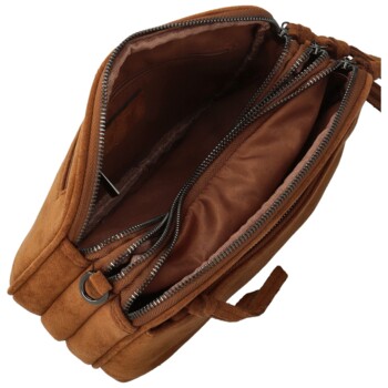 Dámská crossbody kabelka koňaková - Paolo bags Josefin
