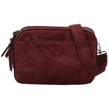 Dámská crossbody kabelka vínová - Paolo bags Josefin