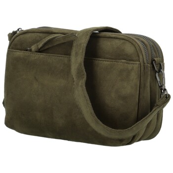 Dámská crossbody kabelka tmavě zelená - Paolo bags Josefin