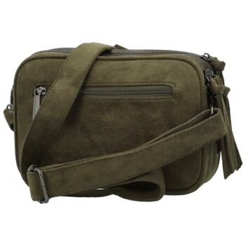 Dámská crossbody kabelka tmavě zelená - Paolo bags Josefin