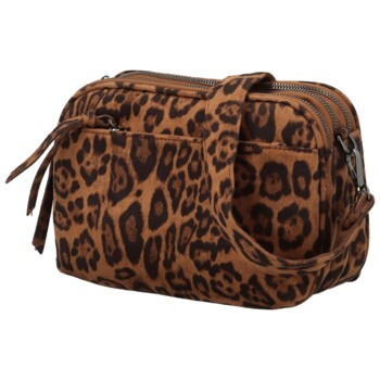 Dámská crossbody kabelka leopard/hnědá - Paolo bags Josefin
