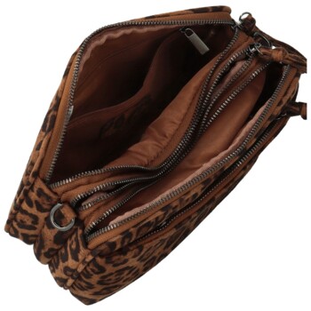 Dámská crossbody kabelka leopard/hnědá - Paolo bags Josefin