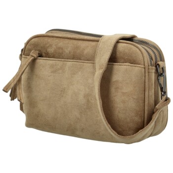 Dámská crossbody kabelka khaki - Paolo bags Josefin