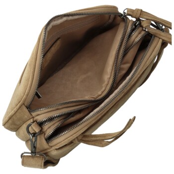 Dámská crossbody kabelka khaki - Paolo bags Josefin