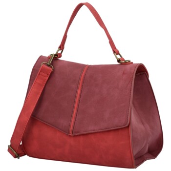 Dámská kabelka do ruky červeno/vínová - Paolo bags Simwa