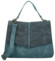 Dámská kabelka do ruky modrá - Paolo bags Simwa