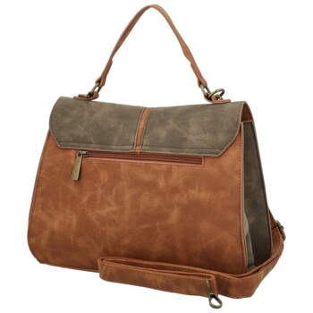 Dámská kabelka do ruky hnědá - Paolo bags Simwa