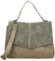 Dámská kabelka do ruky béžovo/šedá - Paolo bags Simwa