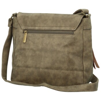 Dámská crossbody kabelka béžová - Paolo bags Aiden