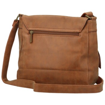 Dámská crossbody kabelka hnědá - Paolo bags Aiden