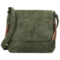 Dámská crossbody kabelka tmavě zelená - Paolo bags Aiden