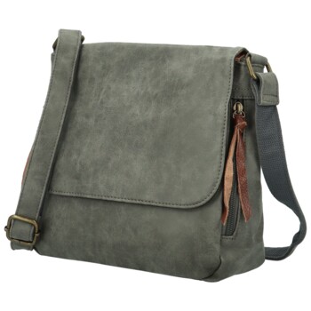 Dámská crossbody kabelka tmavě šedá - Paolo bags Aiden