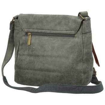 Dámská crossbody kabelka tmavě šedá - Paolo bags Aiden