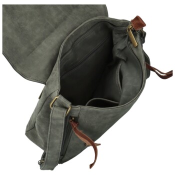 Dámská crossbody kabelka tmavě šedá - Paolo bags Aiden