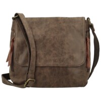 Dámská crossbody kabelka coffee - Paolo bags Aiden