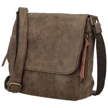 Dámská crossbody kabelka coffee - Paolo bags Aiden