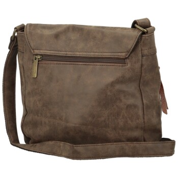 Dámská crossbody kabelka coffee - Paolo bags Aiden