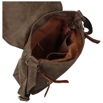 Dámská crossbody kabelka coffee - Paolo bags Aiden