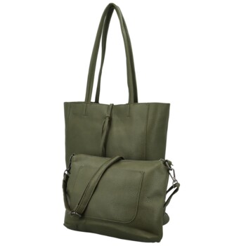 Dámský set kabelek zelený - Paolo bags Marika
