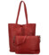 Dámský set kabelek červený - Paolo bags Marika