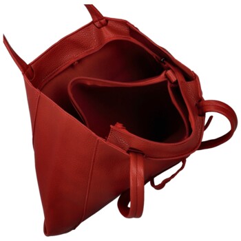 Dámský set kabelek červený - Paolo bags Marika