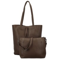 Dámský set kabelek coffee - Paolo bags Marika