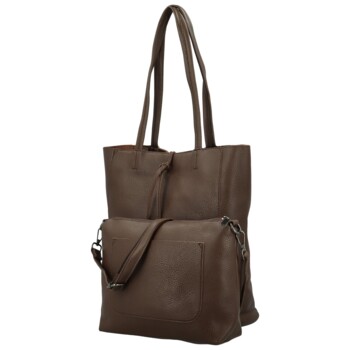 Dámský set kabelek coffee - Paolo bags Marika